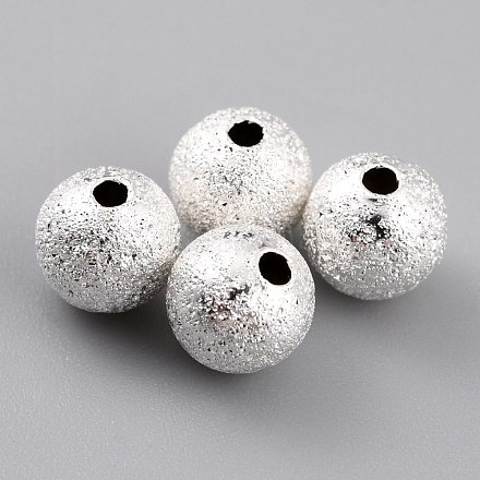 Perles en laiton plaqué durable KK-O133-004C-S-1
