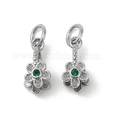 Латунный микро-паве кубический цирконий KK-K277-11P-1