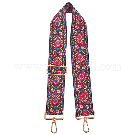 Ethnic Style Polyester Adjustable Bag Handles FIND-WH0129-24A-1