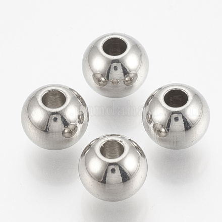 201 Stainless Steel Beads STAS-Q227-02A-1