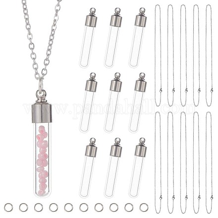 Набор для изготовления ожерелья из бутылочки желаний «сделай сам» DIY-SC0021-78-1