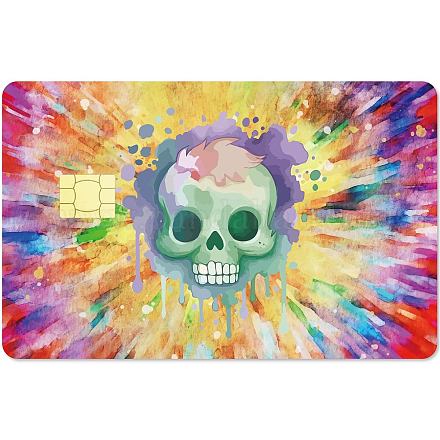 Прямоугольные пластиковые водонепроницаемые наклейки для карт из ПВХ DIY-WH0432-178-1