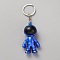 Plastic Keychain, Spaceman, Blue, 10.5cm