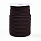 Braided Polyester Cords, Coconut Brown, 4mm, about 21.87 yards(20m)/roll