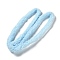 Polyester Plush Sticks, Chenille Stems, Pipe Cleaner for Doll Making, Sky Blue, 1400x17mm