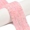 Natural Rose Quartz Beads Strands, Disc, Heishi Beads, 4x2~2.5mm, Hole: 0.7mm, about 158~160pcs/strand, 14.96''~15.16''(38~38.5cm)