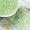 AB Color Plated Glass Seed Beads, Transparent Colours Rainbow, Peanut, Pale Green, 4~4.5x2~2.5x2~2.5mm, Hole: 0.8~0.9mm, about 10000pcs/pound