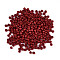 (Repacking Service Available) Glass Seed Beads, Opaque Colours Seed, Small Craft Beads for DIY Jewelry Making, Round, Crimson, 12/0, 2mm