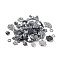 DIY Baroque Jewelry Making Finding Kit, Including Gradient Acrylic Charms and Beads, Mixed Shapes, Dark Gray, 8.5~34.5x8.5~34.5x2~10mm, Hole: 1.4~2.7mm, 1086pcs/500g