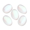 Synthetic Moonstone Cabochons, Oval, Clear AB, 25x18x18mm