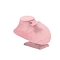 Velvet Necklaces Display Stands, Jewelry Storage Stands, Pink, 16x16x12cm