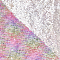 Reversible Sequin Polyester Fabric, for Dress Performance Stage, Pearl Pink, 130x50x0.08cm