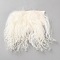 Wool Doll Wig Hair, for DIY Girls BJD Makings Accessories, White, 120~150x185~220x1mm