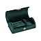 Arch Shaped Velvet Jewelry Set Storage Boxes, Travel Portable Jewelry Case, for Necklaces, Rings, Earrings and Pendants, Dark Green, 10.2x5.5x3.45cm