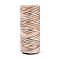 50M Segment Dyed Jute Cord, for Gift Wrapping, Party Decoration, Light Salmon, 2mm, about 54.68 Yards(50m)/Roll