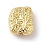Rack Plating Brass Beads, Long-Lasting Plated, Lead Free & Cadmium Free, Nuggets, Real 18K Gold Plated, 12x10x5mm, Hole: 1mm