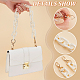 Chaînes de sac à main à maillons rectangulaires en perles d'imitation acrylique FIND-WH0126-254-3