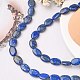 Chapelets de perles en lapis-lazuli naturel G-K311-12B-02-5