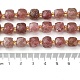 Chapelets de perles aux fraises en quartz naturel G-Q010-A21-01-5
