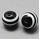 Round Striped Resin Beads RESI-R158-16mm-11-1