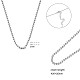 Ожерелья-цепочки из стерлингового серебра shegrace 925 JN989A-2