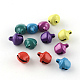 Spray Painted Iron Bell Charms Pendants IFIN-R208-A-1