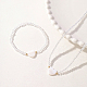 Stretch-Armbänder und Perlenketten aus Glasperlen SS0956-3-2