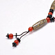 Buddhistischen Schmuck natürlichen tibetischen Achat Perlen Halsketten NJEW-F131-20-3