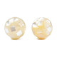 Perles de coquillage blanc naturel SHEL-N026-189B-05-3