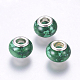 Perles Européennes turquoises synthétiques SPDL-K001-B-2