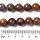 Chapelets de perles en jaspe d'océan naturelle G-H298-A13-05-5