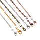 Set di gioielli fai da te con catena in ottone fai da te DIY-CD0001-08-4