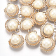 Colgantes de perlas de imitación de plástico abs PACR-T007-17KC-1