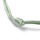 Fabricación de collares de cordón de poliéster encerado coreano ecológico AJEW-JB00497-04-2