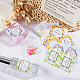 PandaHall 70pcs 7 Styles Stickers Lip Balm Floral Pattern Paper Label Sticker Homemade Products Image Stickers for Lip Balm Containers Tubes AJEW-PH0017-64-5