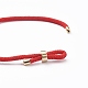 Fabrication de bracelet en cordon de nylon tressé MAK-A017-D01-06G-3