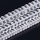 Chapelets de perles en cristal de quartz synthétique G-S285-13-3