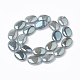 Vacuum Plating Natural Quartz Crystal Beads Strands G-S299-05-2