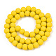 Opaque Glass Beads Strands GLAA-T032-P8mm-MD08-3