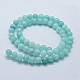 Natürliche und gefärbte Jade Perlenstränge X-G-P370-02-12mm-2