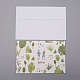 Ensemble de cartes de remerciement enveloppe et motif floral DIY-WH0161-23F-1