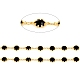Cadenas de eslabones de latón hechos a mano CHC-F011-08A-G-1