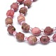Natural Rhodonite Beads Strands G-O201B-06-3