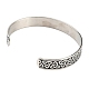 304 Stainless Steel Open Cuff Bangles BJEW-P300-02P-3
