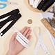 GORGECRAFT 14 Inch 10Pcs 2 Colors Organizers for Linen Closet Bed Sheet Organizer Keepers Elastic Band with Buttonholes Roll-up Clothes Storage Label Bands Sheet Fasten Straps for Wardrobe Space Saver FIND-GF0004-18-3