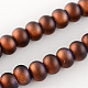 Frosted Spray Painted Glass Beads DGLA-R041-12mm-M3-2