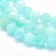 Chapelets de perles en amazonite naturelle G-O166-24-4mm-3