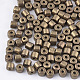 Electroplate Glass Bugle Beads SEED-S024-04B-01-1