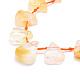 Chapelets de perles de citrine naturelle G-E569-R06-3