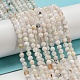 Natural Rainbow Moonstone Beads Strands G-A097-A02-04-5